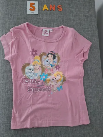 t shirt princesses 5 ans
