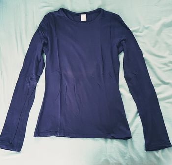 Sous pull bleu camaïeu