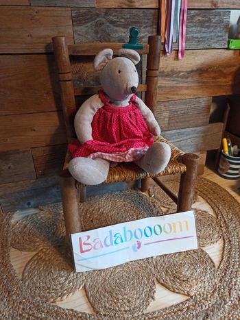 Peluche grande souris Moulin roty BE