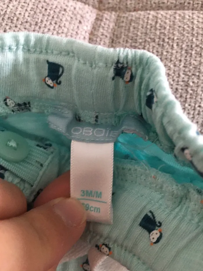 Short bleu obaibi 3 mois - photo numéro 3