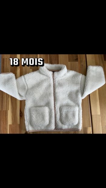 Veste manteau sherpa 18 mois Kiabi
