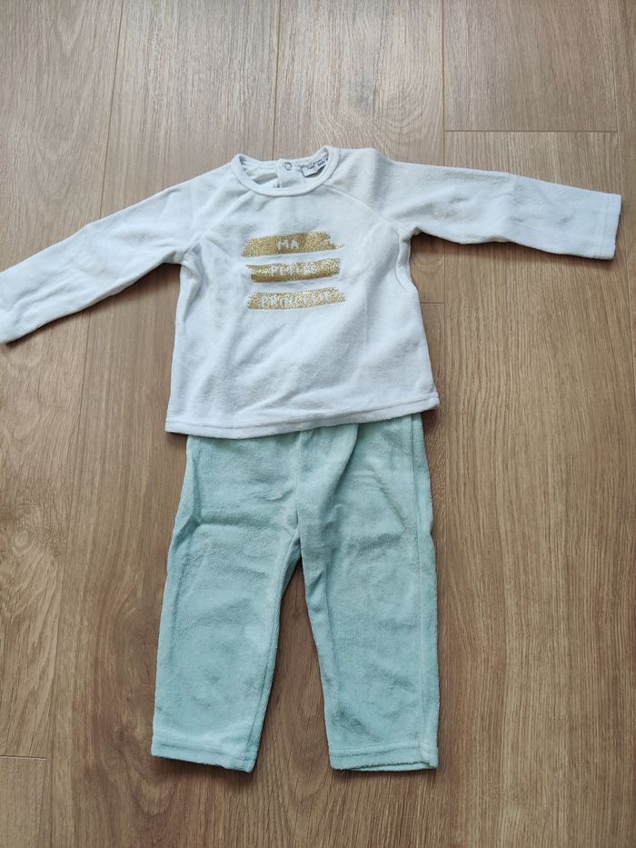 Lot pyjamas épais fille 18 mois - photo numéro 4