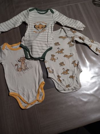 Lot de 3 body