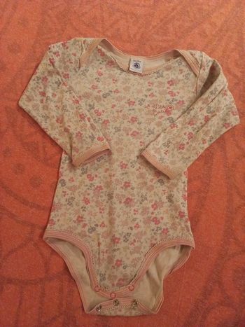 Body fleuri 36 mois Petit bateau coton