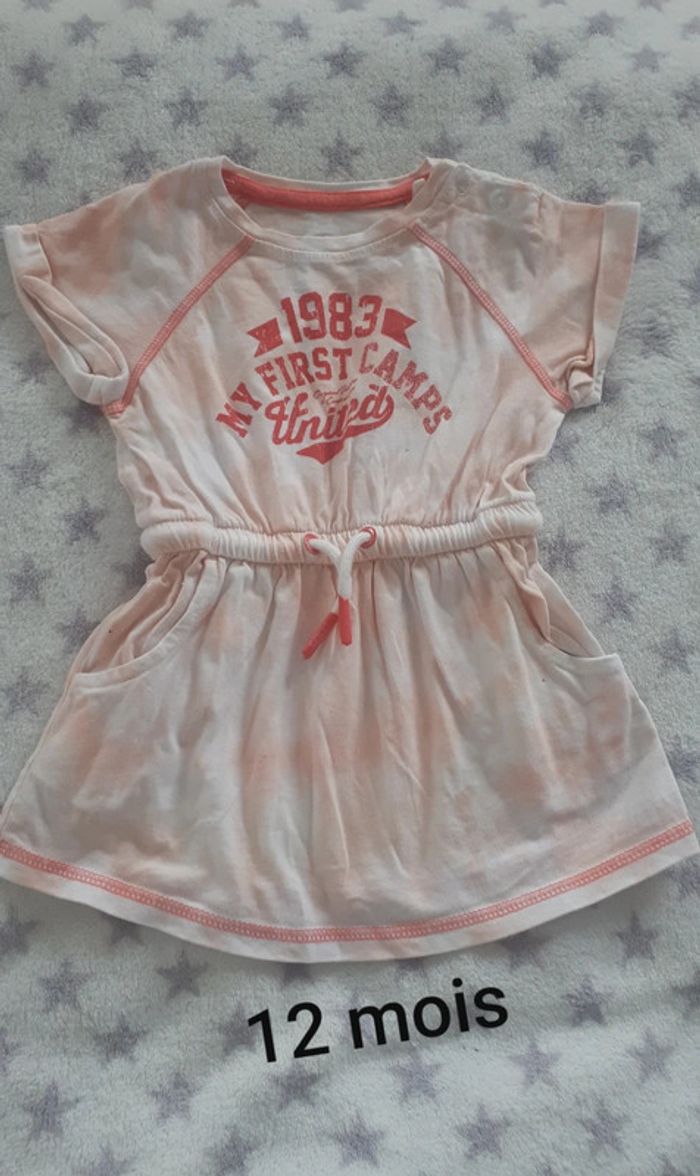 Petite robe à manches courtes 12 mois Complices