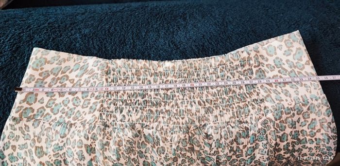 Ensemble jupe et blouse motif Léopard bleu Damart - photo numéro 11