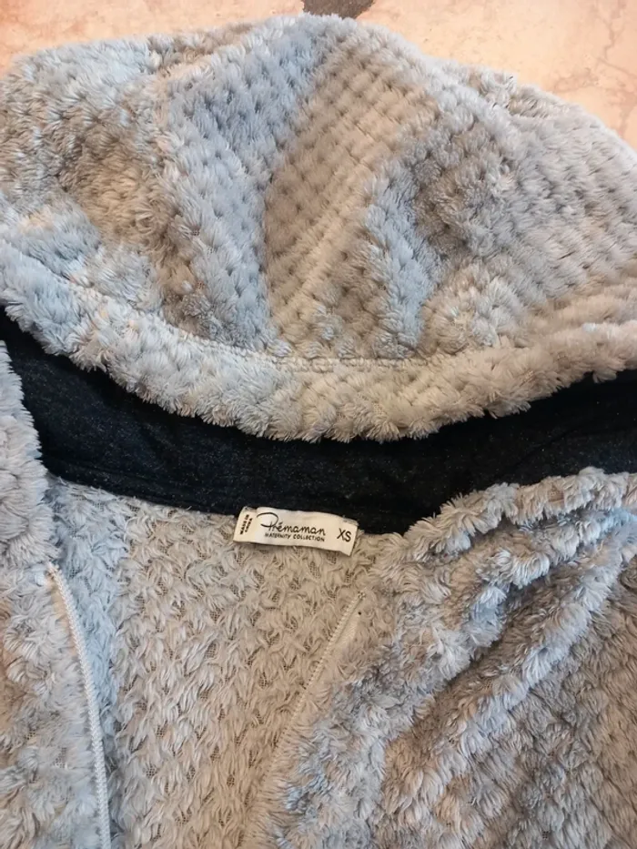 Veste pyjama pilou pilou grossesse xs 34 - photo numéro 2