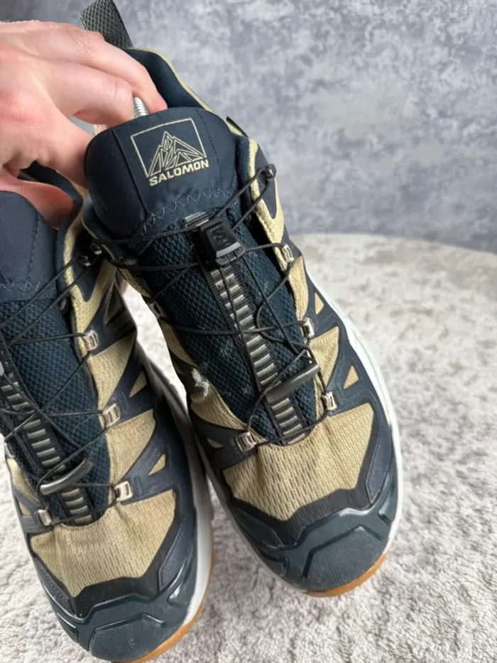 Salomon X Ultra 360 Gore-Tex - White & Beige & Blue - photo numéro 13