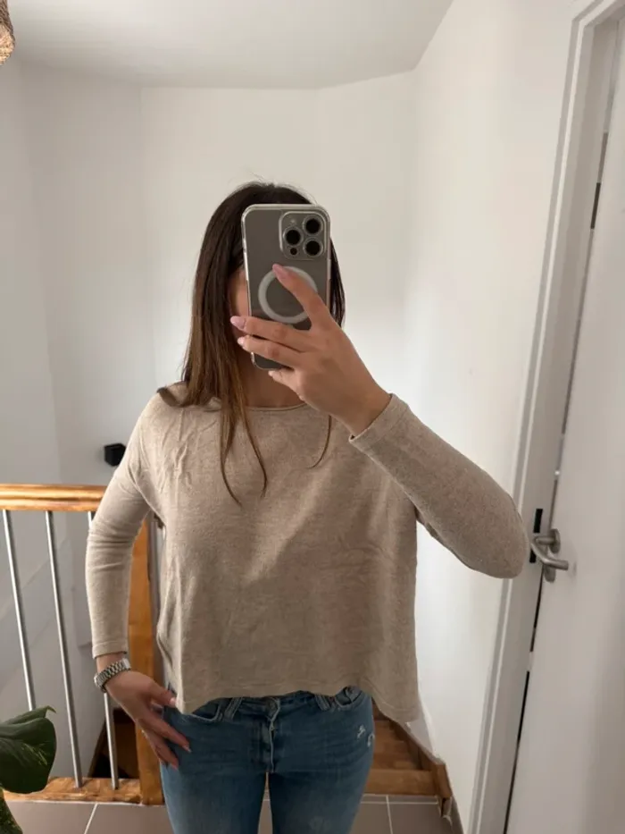 Pull H&M beige xs