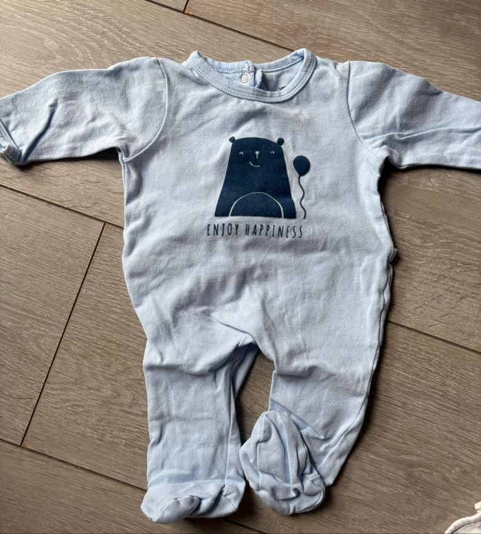Lot de 3 pyjamas légers Vertbaudet 1 mois - photo numéro 2