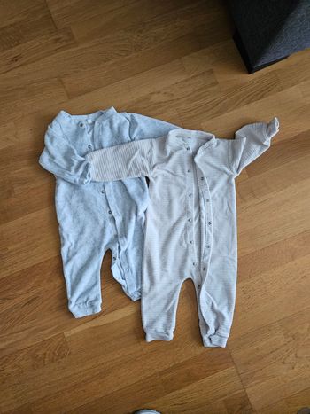 Lot de 2 pyjamas 9M sans pieds