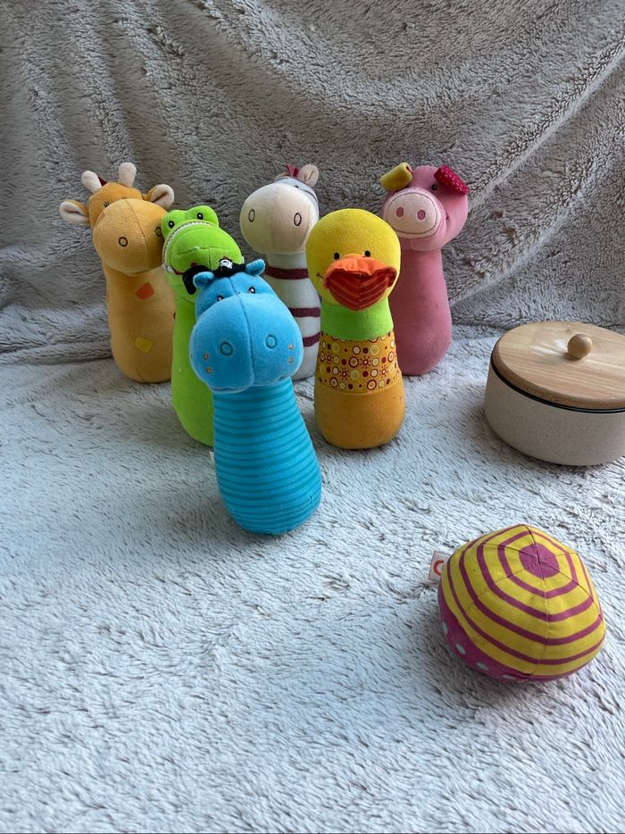 Jeu de quille en peluche - Lilliputiens