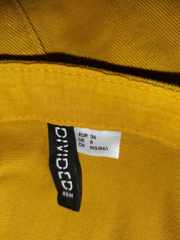 Robe moutarde bretelles - photo numéro 3