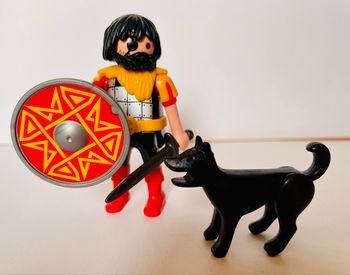 Playmobil - barbare et son chien 