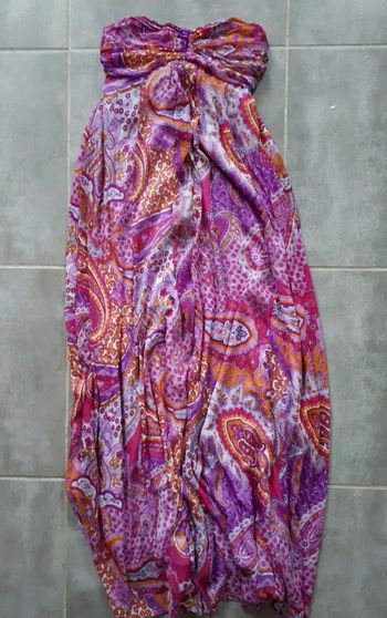 Robe longue bustier taille 1