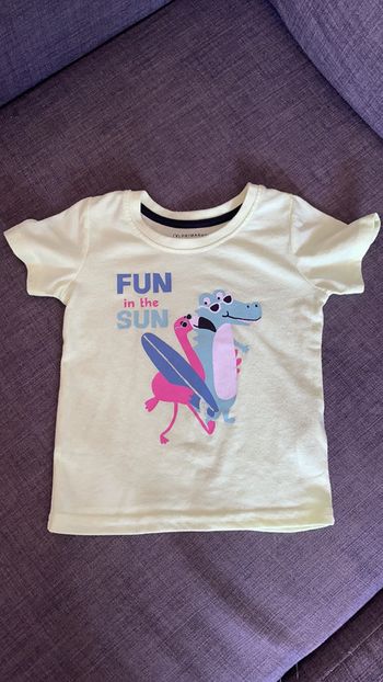 T-shirt crocodile vert garçon