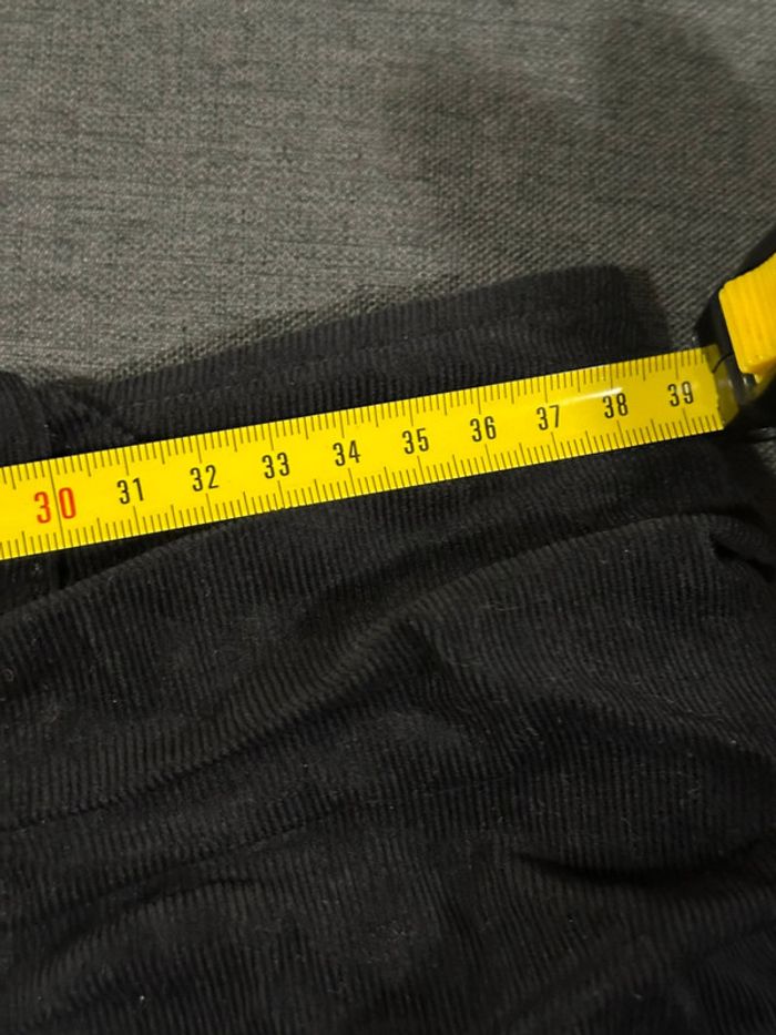 Mini Jupe en Velours Noir Taille 36/38 - photo numéro 6