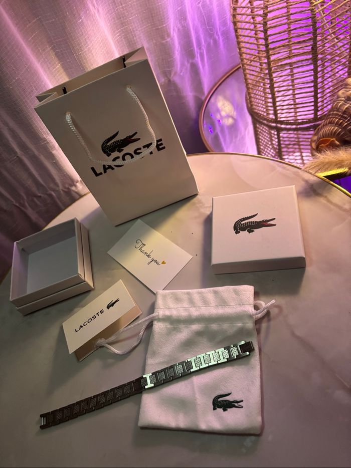 Bracelet Lacoste homme – acier inoxydable - photo numéro 3
