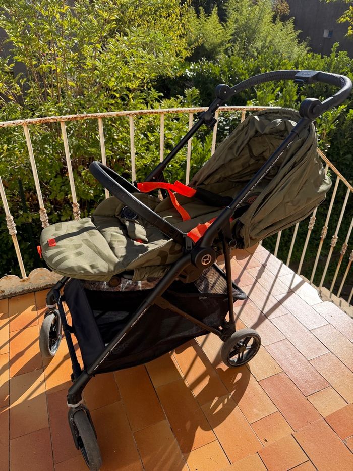Poussette Cybex Melio Street kaki - photo numéro 7