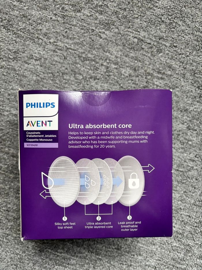 Coussainets d'allaitement jetables Philips - photo numéro 2