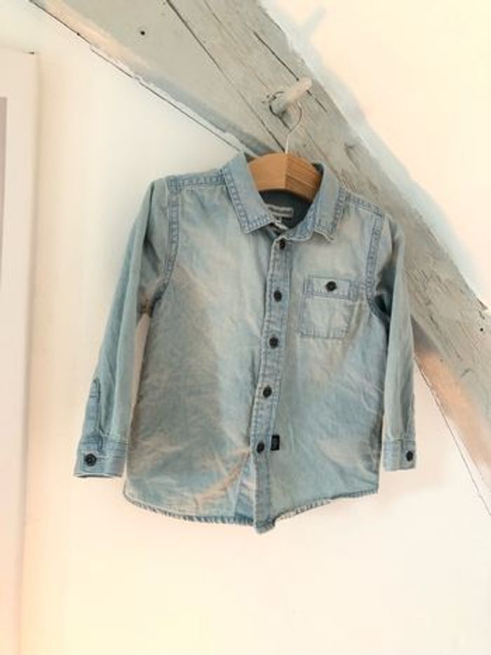 Chemise jean Vertbaudet 2ans