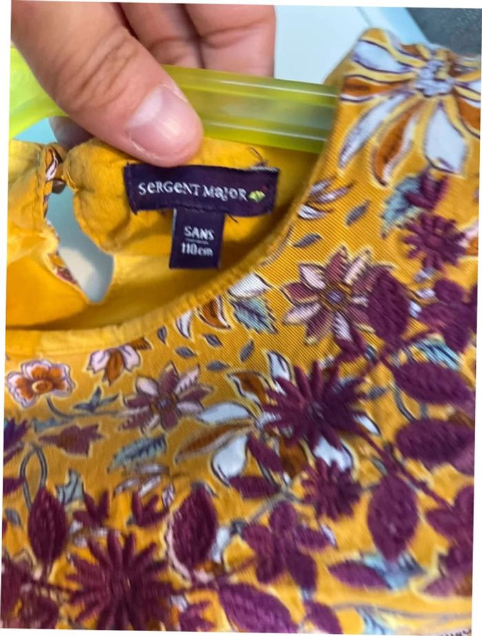 Belle robe état manches courtes 5 ans sergent Major - photo numéro 3