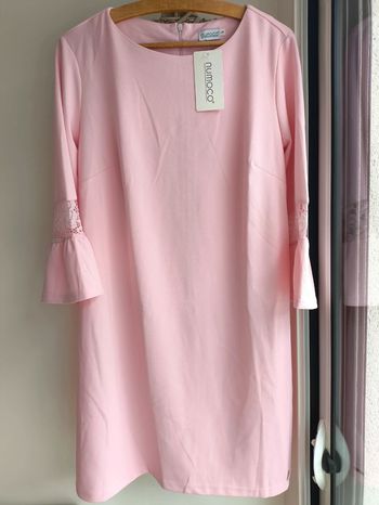 Robe mini rose poudrée 40