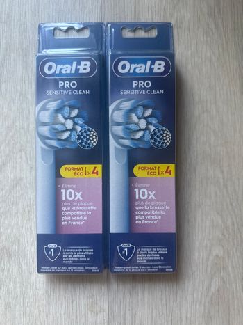 Pack 8 brossettes Oral-b pro sensitive neuf