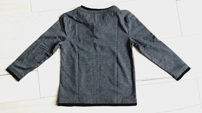 Vêtement garçon tee-shirt manches longues gris Orchestra 5 ans - photo numéro 3