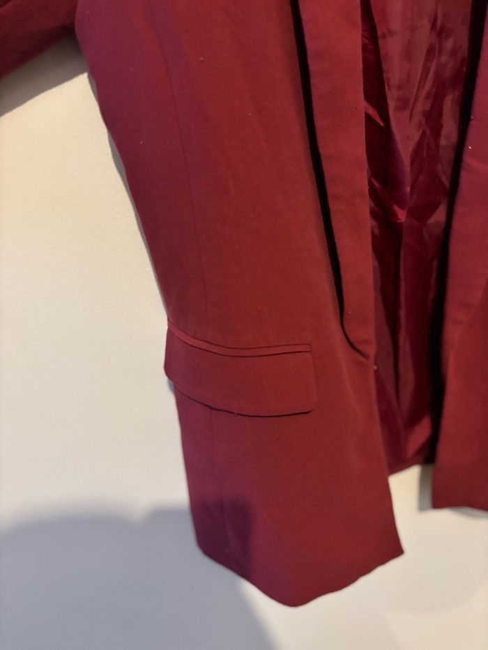 Blazer Kiabi bordeaux - photo numéro 4