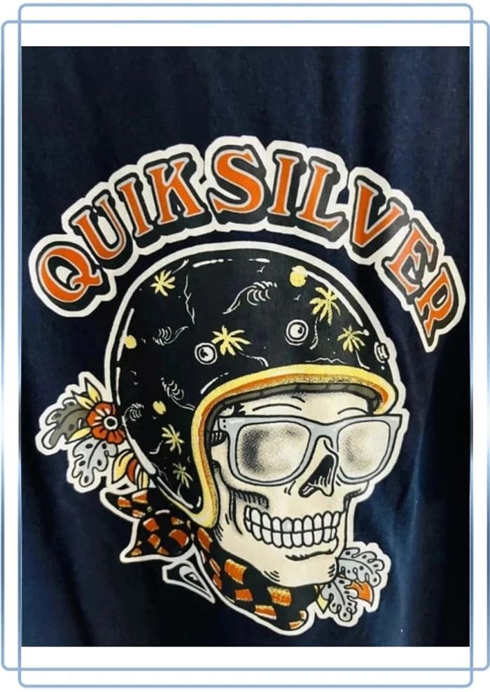 Beau t-shirt manches courtes 16 ans QuickSilver neuf - photo numéro 2