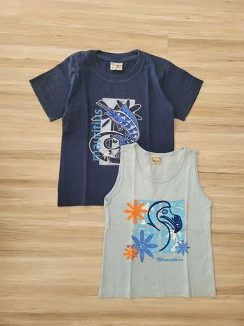 T-shirt et débardeur garcon 4-5 ans.
Très bon état. 