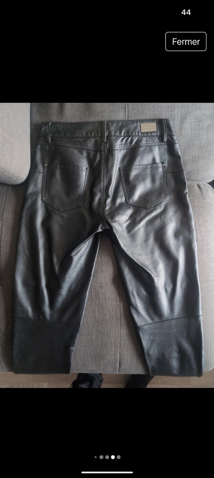 Pantalon simili cuir taille 40 morgan - photo numéro 5