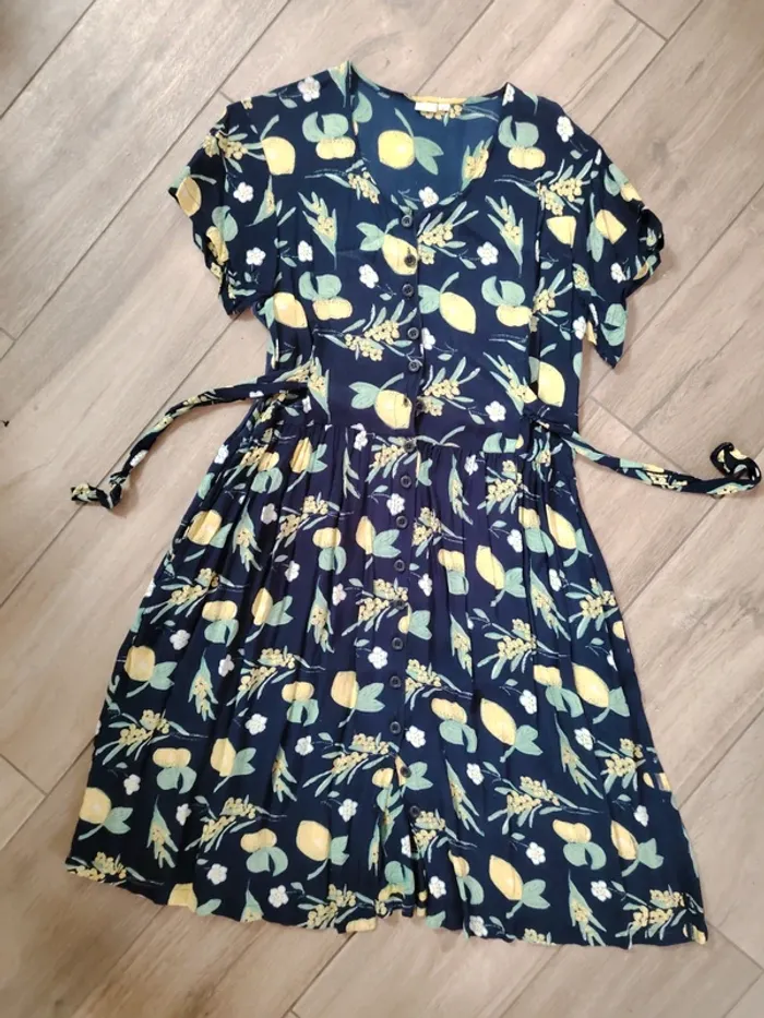 Robe vintage citron lemon