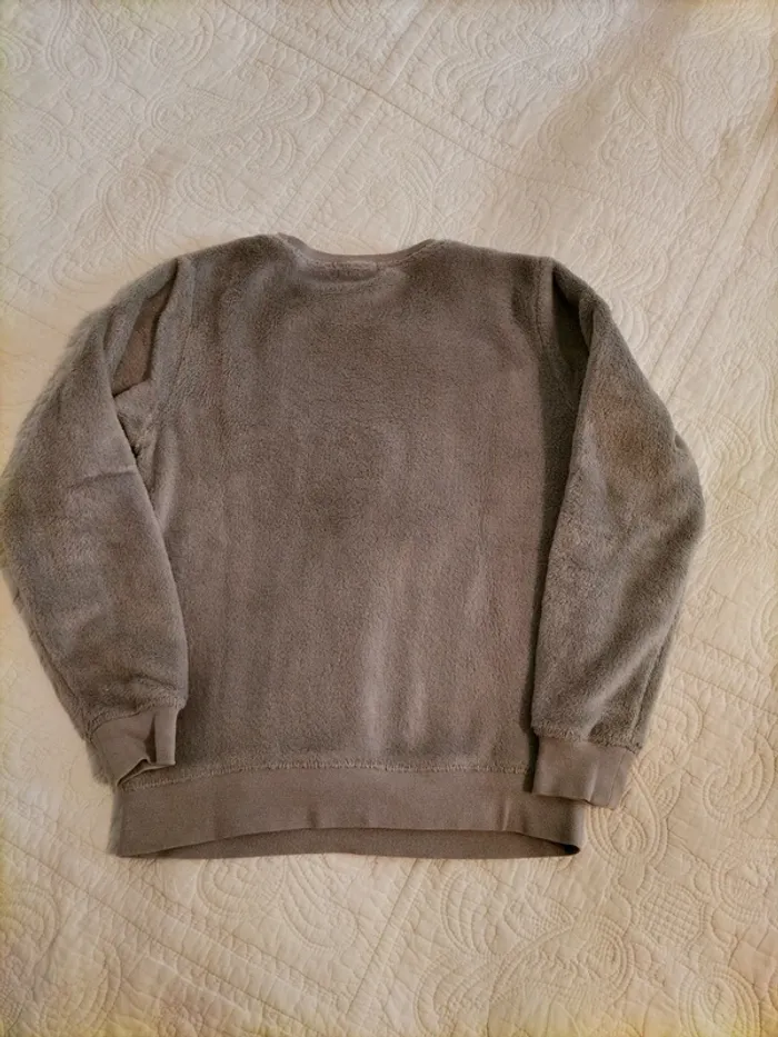 Sweat tout doux - gris - Kiabi - 10 ans - photo numéro 2