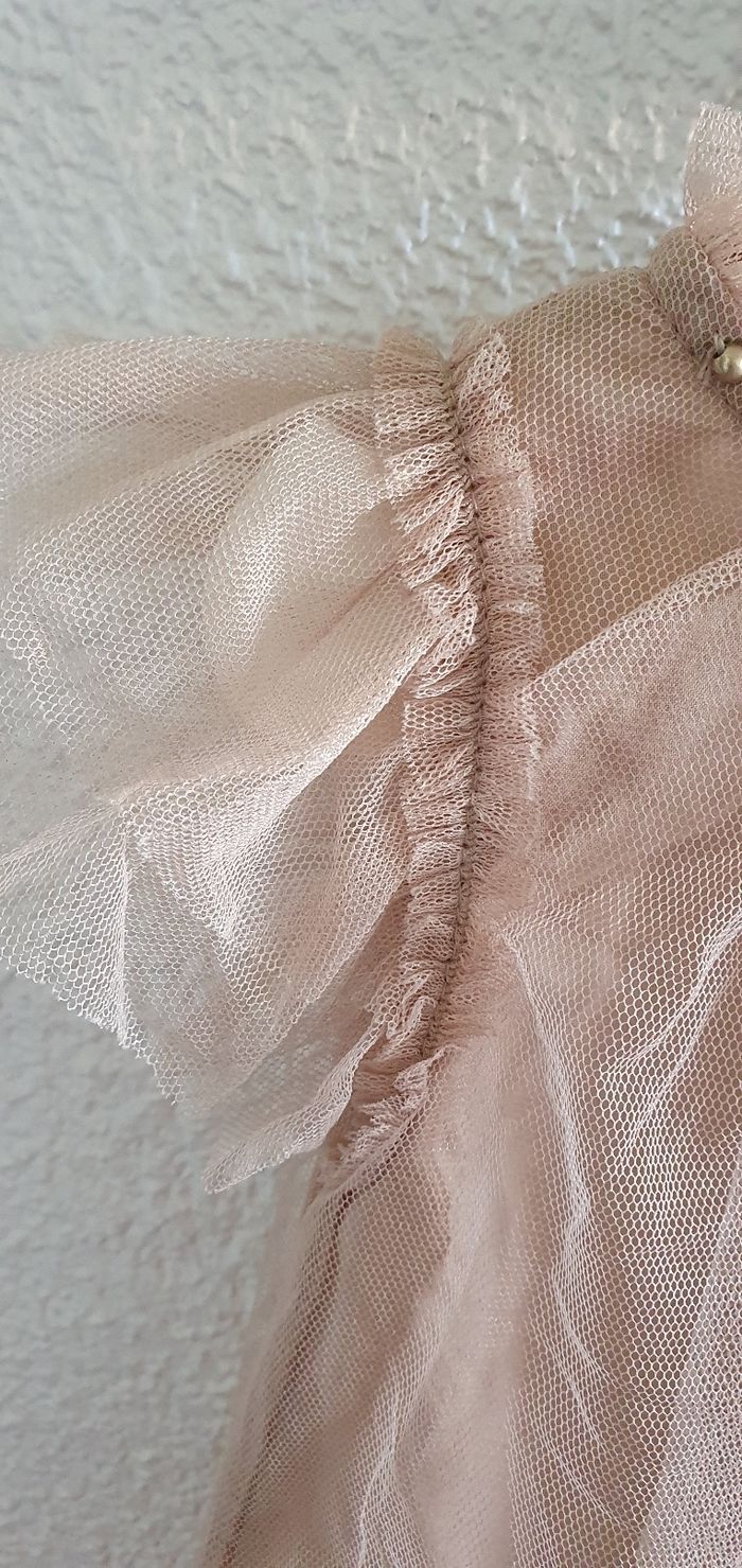 Ensemble robe et cape de fête 6/12 mois - photo numéro 9