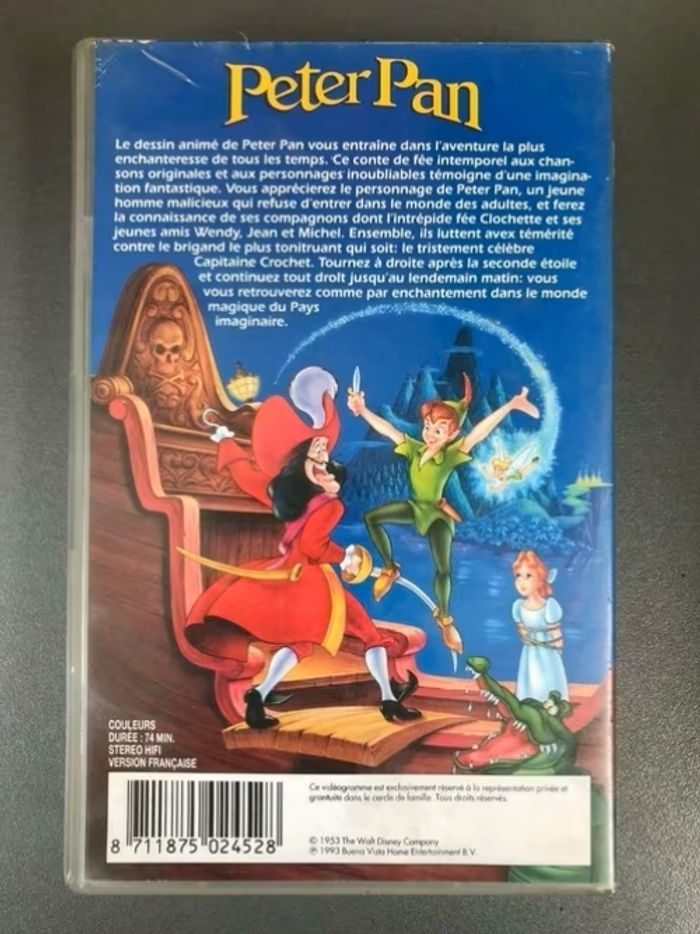 VHS Peter Pan - photo numéro 3