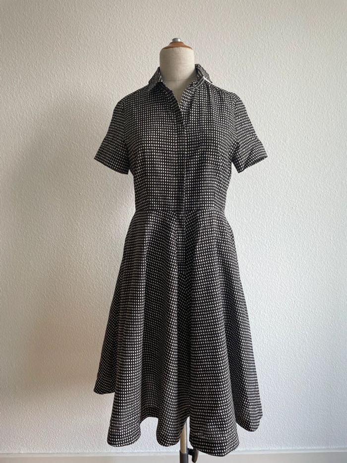 Robe quadrillée soie & coton Weekend Max Mara - photo numéro 2