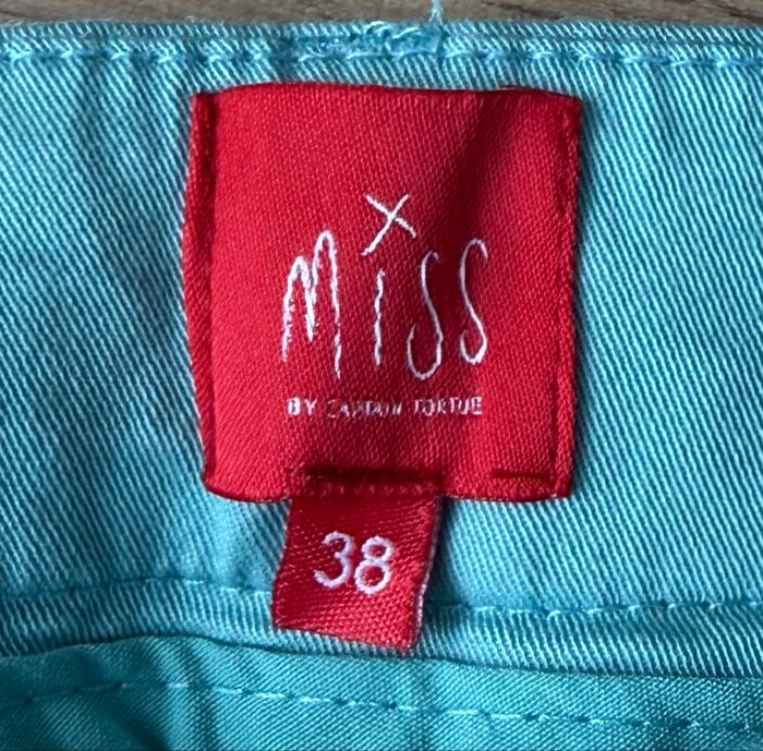 Pantalon chino bleu ciel « Miss Captain Tortue » - photo numéro 5