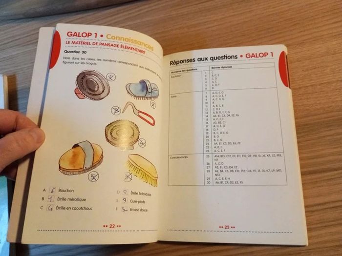 Livres galops 1 à 4/ galops 5 et 6/ Galops 1 à 4 questions réponses - photo numéro 14