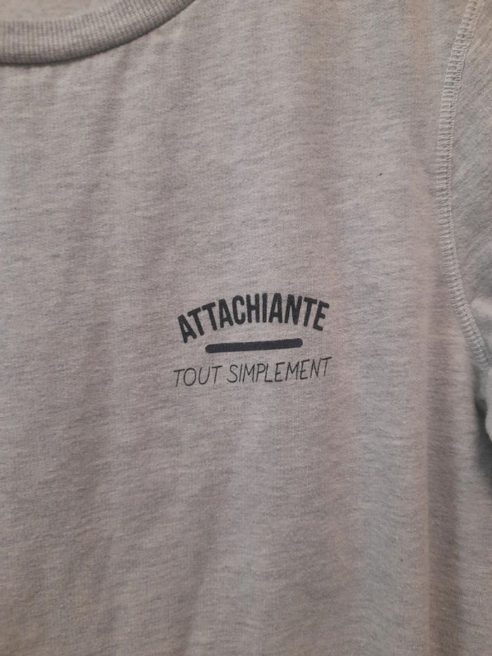 Sweat gris intérieur polaire Imprévu Homewear Taille S - photo numéro 2