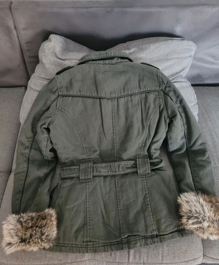 Manteau veste kaki - Taille S - photo numéro 2