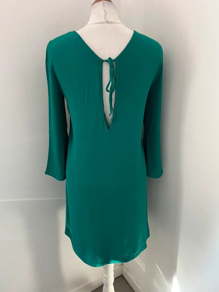 Robe verte manches évasées Sandro S - photo numéro 5