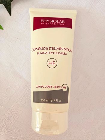 crème élimination Physiolab