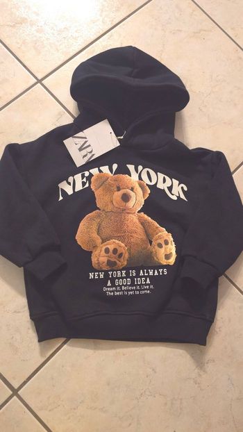 (NEUF non porté) 🏷🤩😍💙 superbe sweat molleton 3ans garçon 💙😍🤩