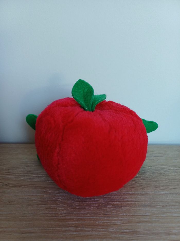Peluche pomme rouge - photo numéro 2
