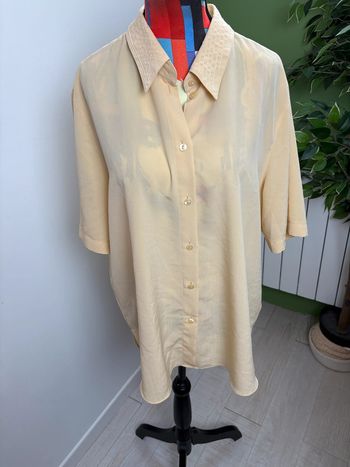 Chemise vintage Canda | Jaune pâle | Taille 44