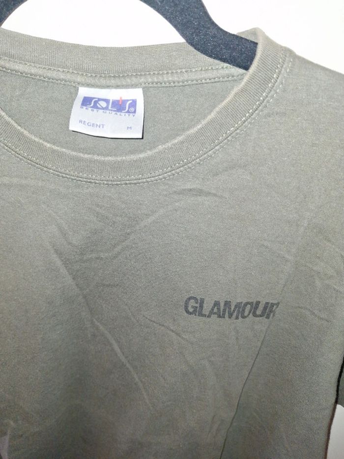 T-shirt glamour kaki M - photo numéro 2