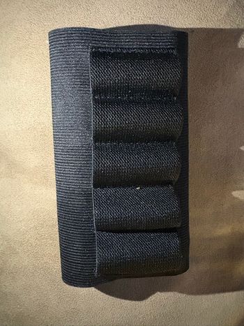 Cartouchière crosse fusil calibre 12 néoprène – 5 coups