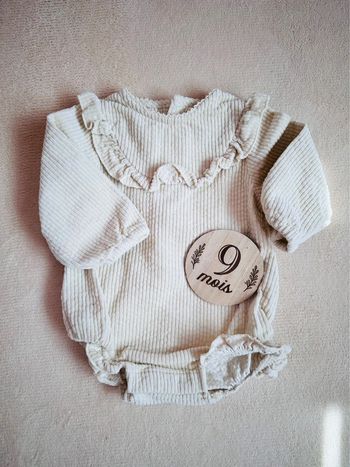 Grenouillère Kiabi velour